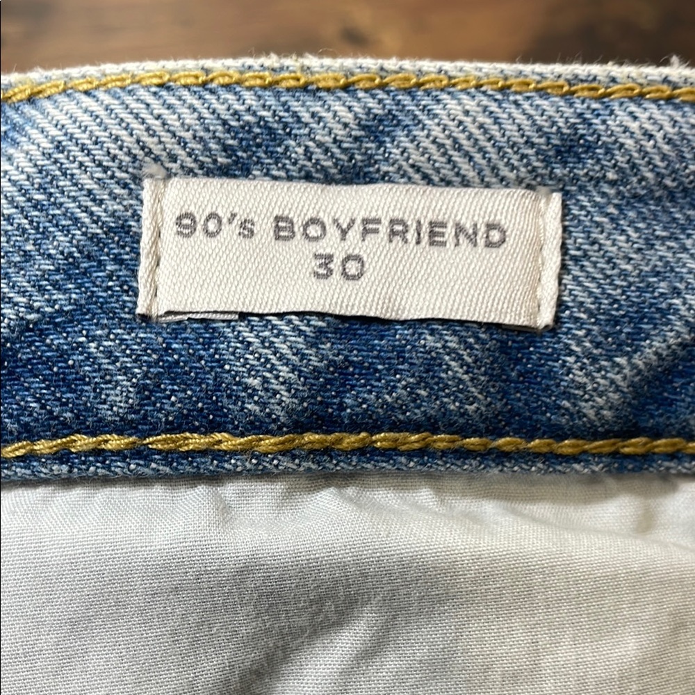 PacSun Blue Straight Leg Distressed Jeans - Picture 4 of 6